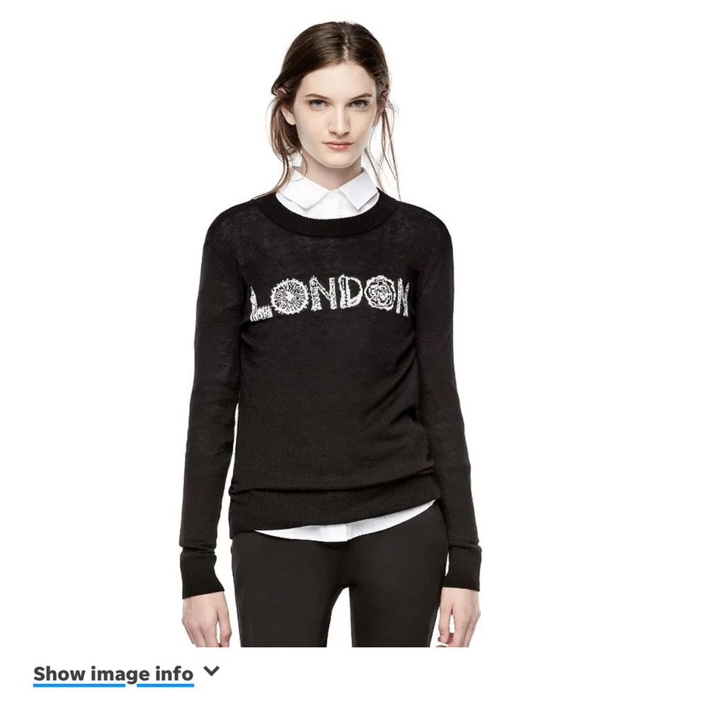 Thakoon for Design Nation Kohl’s London Black Sweater Medium